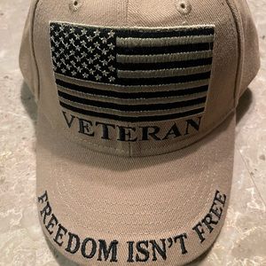 COPY - Freedom Isn’t Free Veteran Flag Cap